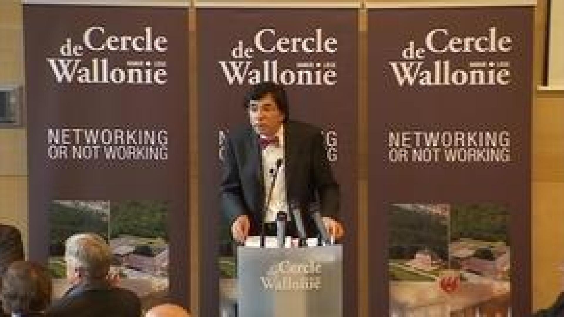 Elio Di Rupo au Cercle de Wallonie