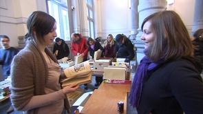 Vente de livres à l'ULg