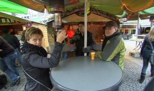 Le Village de Noël ne souffre pas du froid