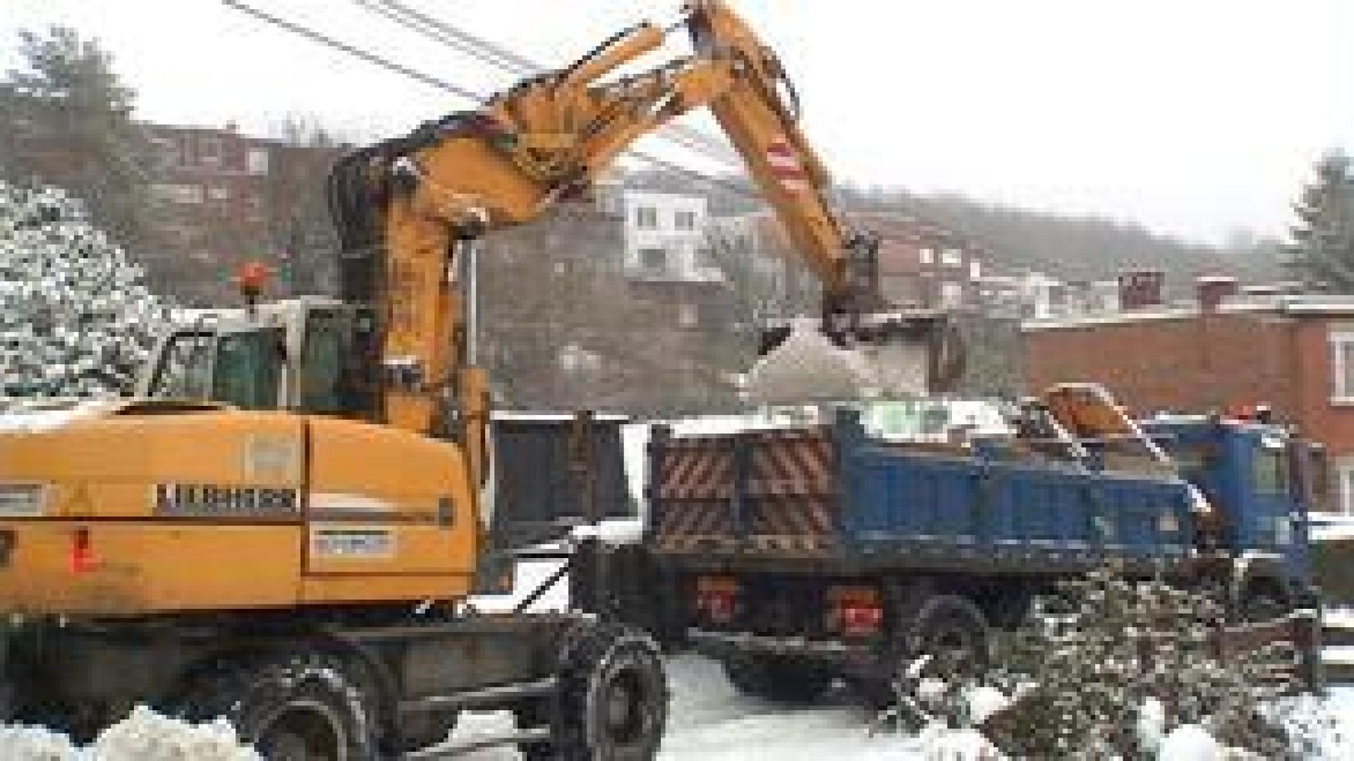 Neige : les grands moyens à Liège
