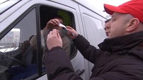Manifestation des gardiens de Lantin