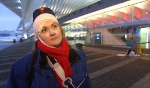Action des accompagnateurs de train aux Guillemins