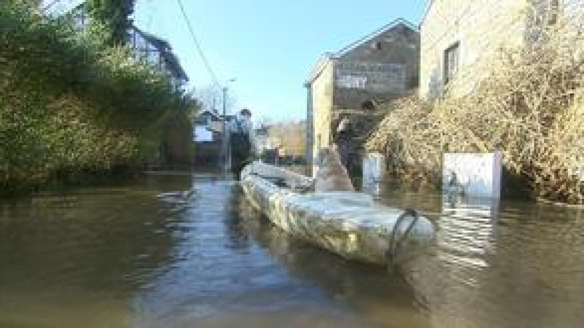 Inondations : Hony sous eau