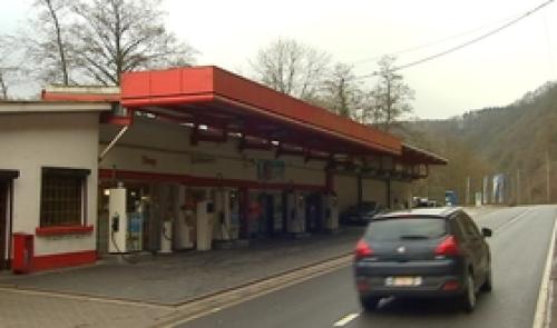 Comblain : une station à essence victime des travaux