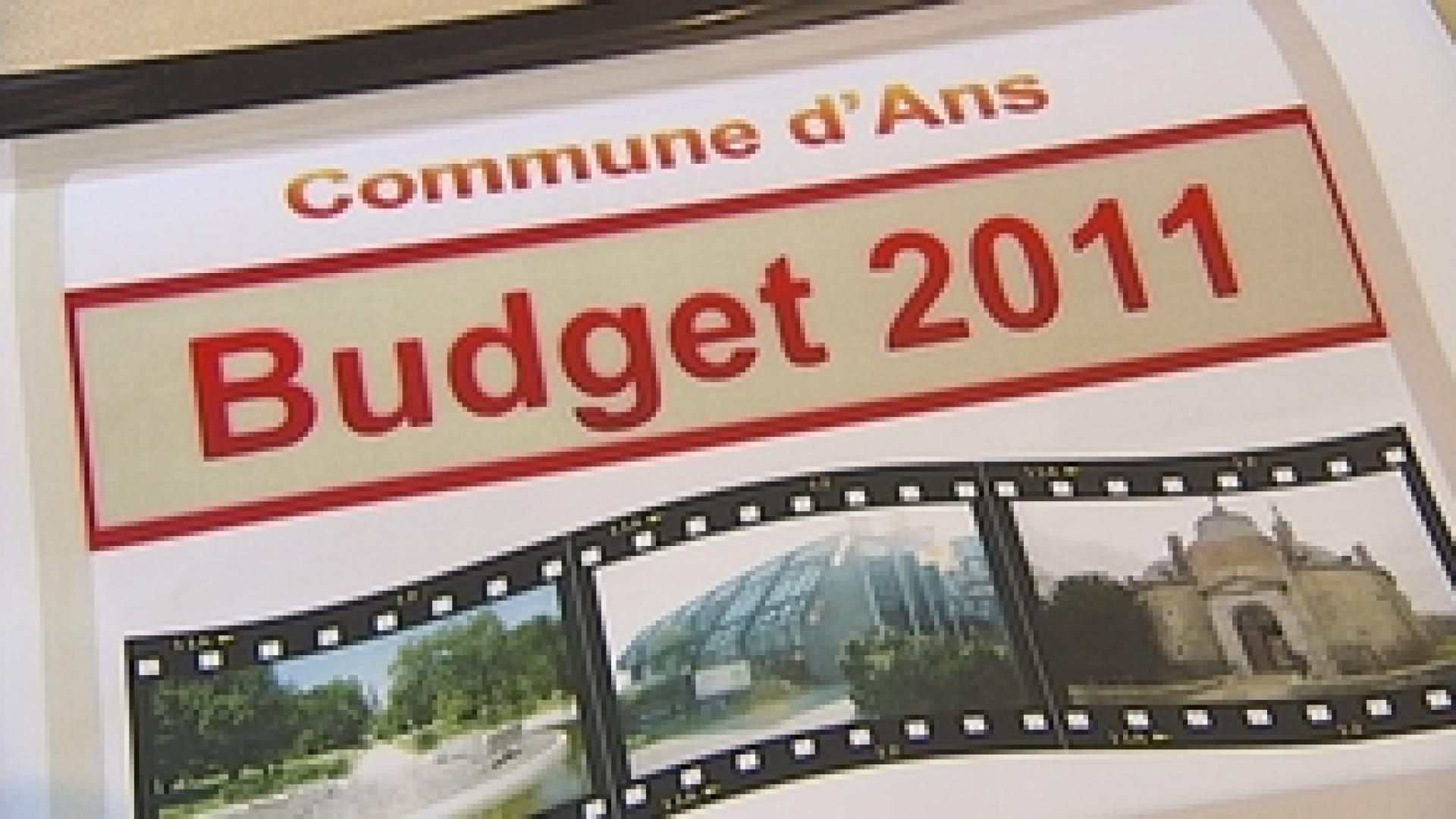 Présentation du budget 2011 d'Ans