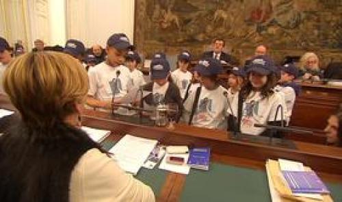 Nouveau conseil communal des enfants à Liège