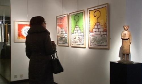 Folon et Alechinsky exposés à la galerie Liehrmann