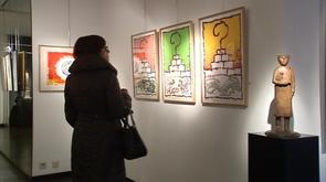 Folon et Alechinsky exposés à la galerie Liehrmann