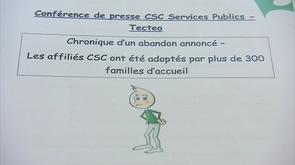 Tecteo : les craintes de la CSC