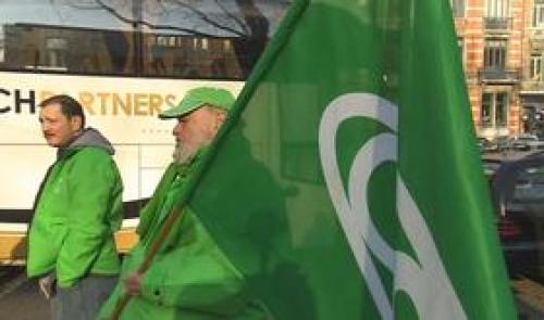 Des liégeois participent à la manifestation bruxelloise