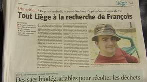 Liège : disparition inquiétante