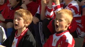La toute grande foule à l'entraînement du Standard
