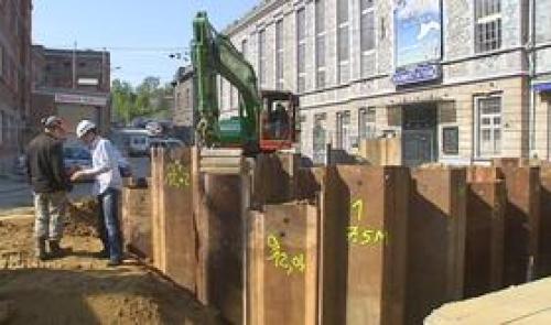 Travaux dans la rue Jonfosse