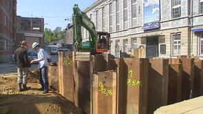 Travaux dans la rue Jonfosse