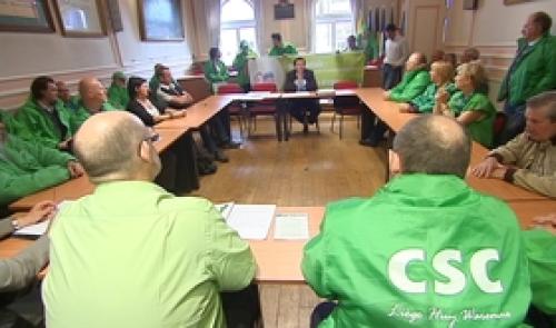 La CSC sensibilise les eurodéputés