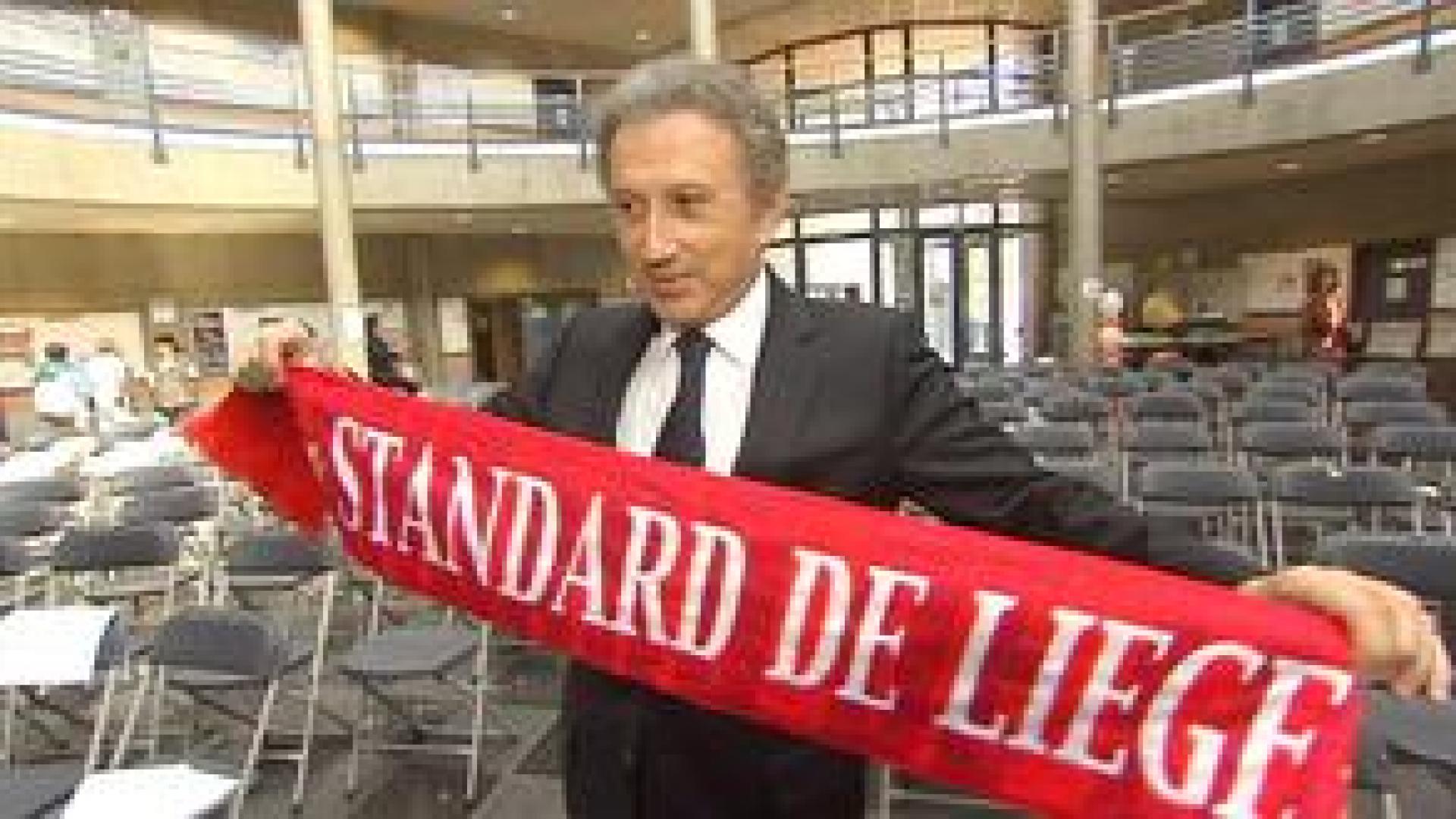 Michel Drucker reçoit le campus de cristal et parle .... du Standard!