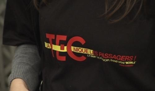 Manifestation des usagers du TEC