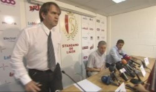 Standard : Pierre François lors de la conférence de presse