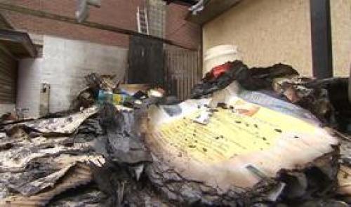 Ecole incendiée à Saint Nicolas