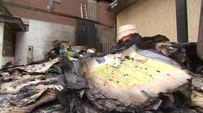 Ecole incendiée à Saint Nicolas