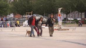 Expulsion des indignés de l'esplanade Saint-Léonard