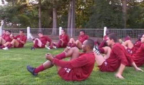 Premier entraînement du RFC Liège