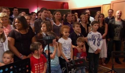 Wendy Nazaré enregistre avec son public
