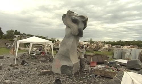Fin du symposium de sculpture de Sprimont