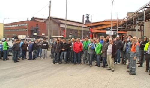 Mouvement social au HFB Ougrée