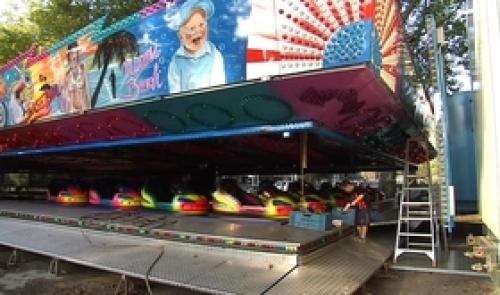 Préparatifs de la foire d'octobre