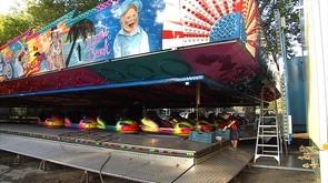 Préparatifs de la foire d'octobre