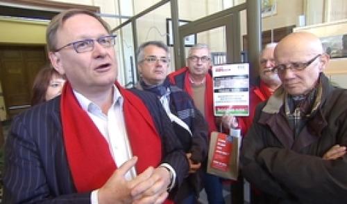 Huy : solidarité avec les travailleurs d'Arcelor Mittal