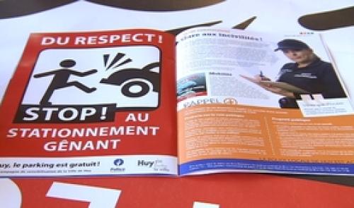 Huy: lutte contre le stationnement gênant