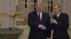 Karl-Heinz Lamberts reçoit le Prix Notger