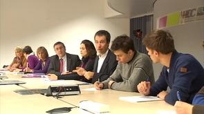 Des étudiants HEC à la commission Dexia