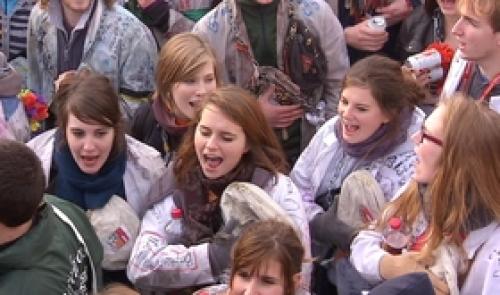 Saint-Nicolas : le cortège des étudiants