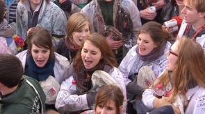 Saint-Nicolas : le cortège des étudiants
