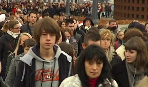 Marche blanche : des centaines de participants