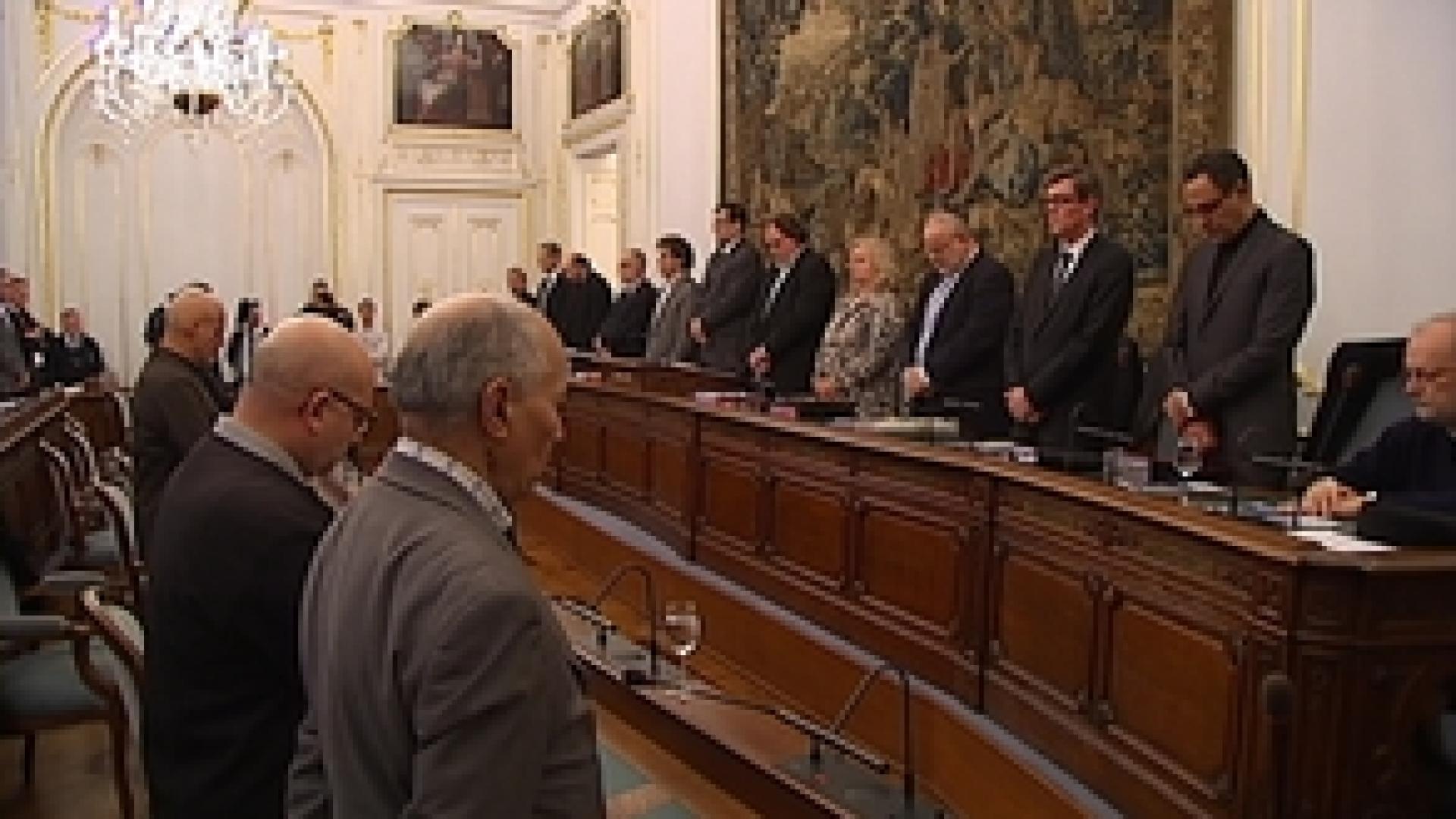Hommage au conseil communal de Liège