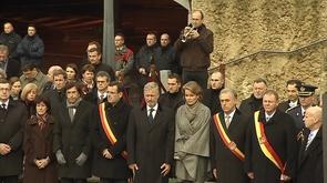 Emouvant hommage aux victimes place Saint-lambert