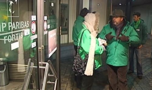 Action de la CNE chez BNP Paribas Fortis