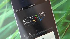 Liège 2017 sur smartphone