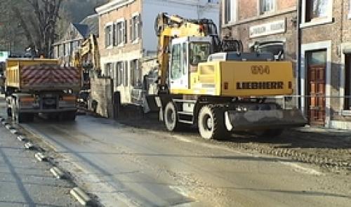 Huy : importants travaux d'égouttage