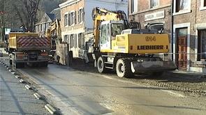 Huy : importants travaux d'égouttage