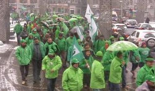 Grève générale : la CSC à Liège