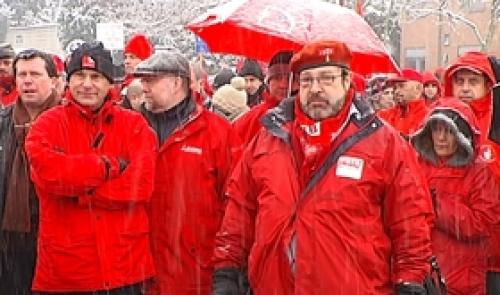 Grève générale : le rassemblement de la FGTB