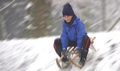 Liège : les joies de la neige, enfin !