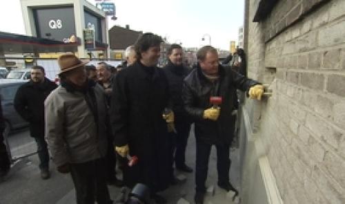 Seraing: le mur de la rue Cockerill va être démoli !