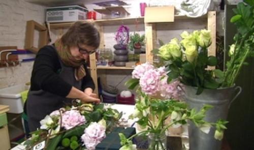 Fleuriste dans son garage !