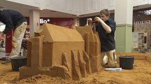 Châteaux de sable à Belle-Ile